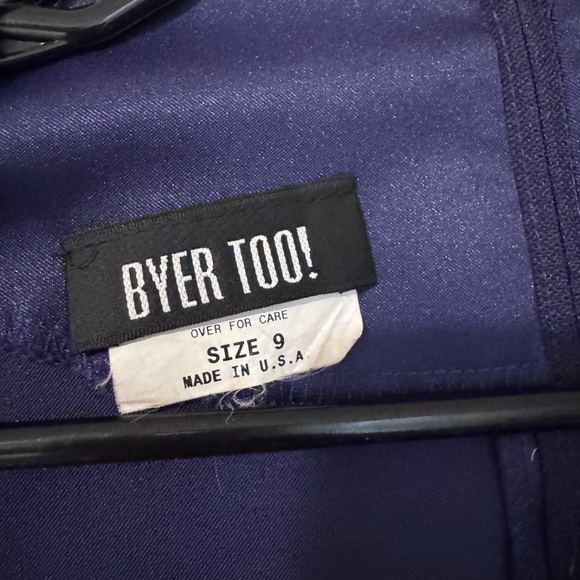 Vintage 90s Y2K Navy Blue Sleeveless Dress Size 9 - Picture 2 of 5